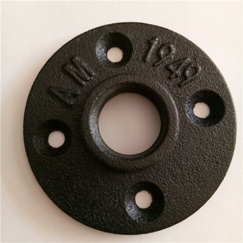 1/2 &quot;hitam pasang besi bebibir flange hiasan