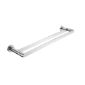 Bathroom Wall Double Towel Bar Chrome