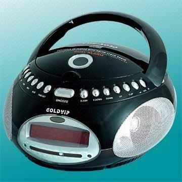 Top-Loading CD/CD-R/CD-RW Player with 6 Digit LED Display and Dual Alarm Clock Function