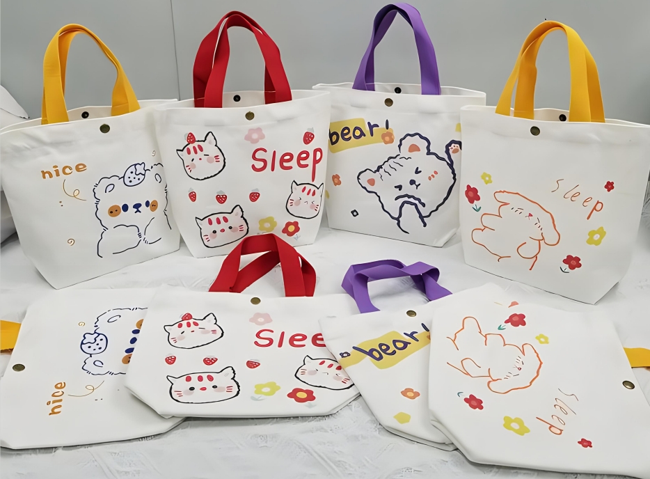 100% QC Eco-Friendly Fabric Fabric Cotton Bag