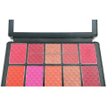 10-color blush metallic palette