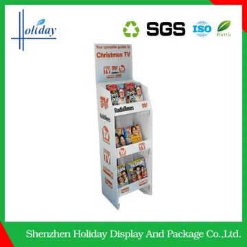 Top Quality Customized Point of Sale Counter Top Display ,cardboard book /stationery/newspaper/magazine counter display stand