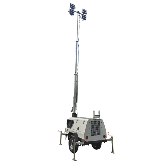 Diesel light tower telescopic mast up to 9m