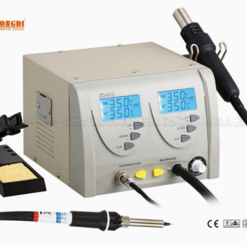 Zhongdi ZD-912: Best Selling 2-in-1 SMD Hot Air Rework and Soldering Iron Station
