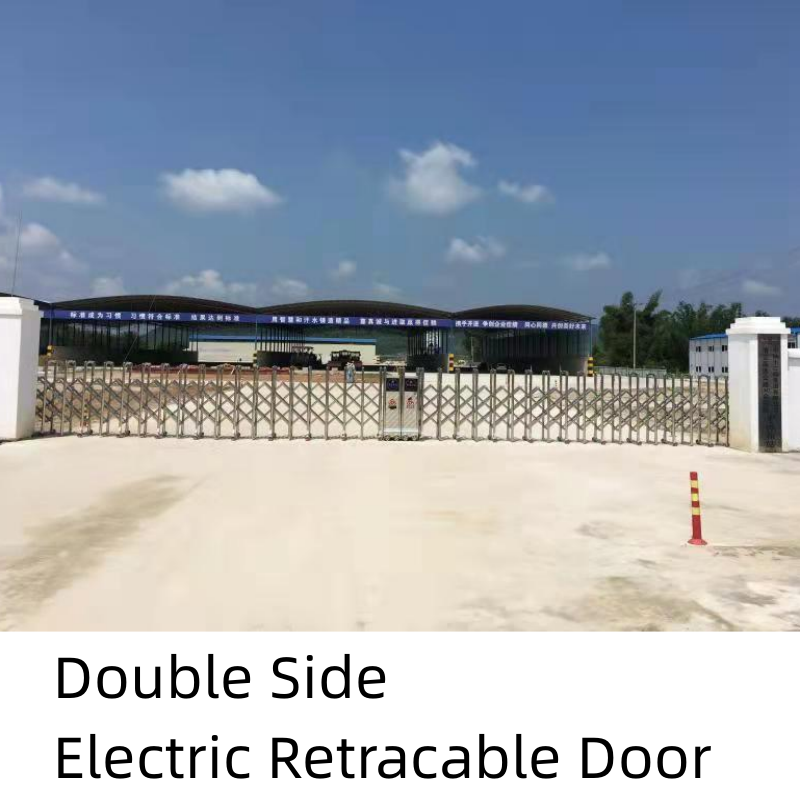 Stainless Steel Sliding Entrance Exit Retractable Door