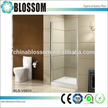 Modern design tempered glass shower cabin pivot shower enclosure