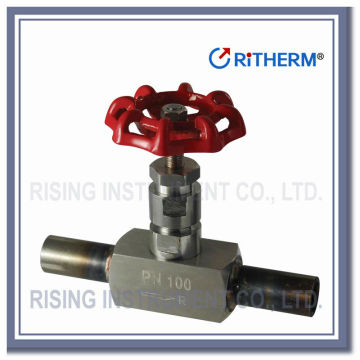 Stainless steel needle valve with welded stub(1960.06)