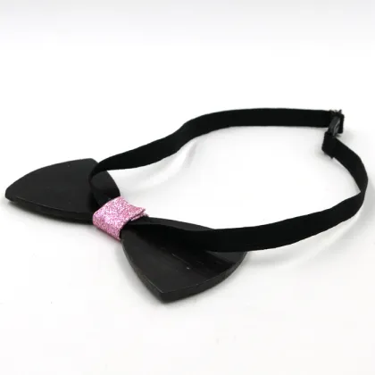 Fashionable party wooden bow tie ,bow tie packaging box