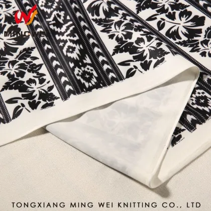 China supplier flower printing spandex fabric for clothes