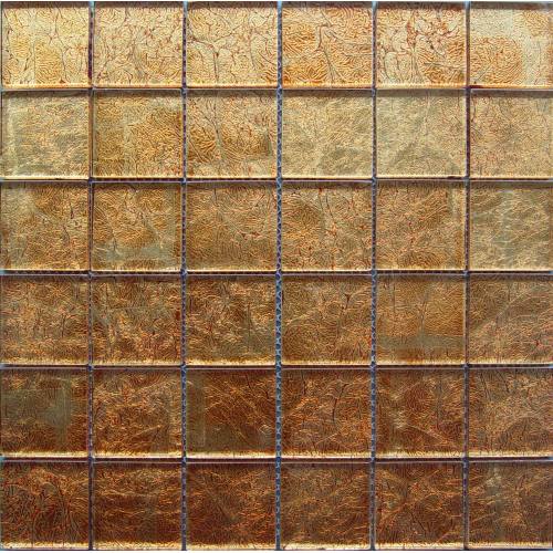 Luxury Golden Foil Glass Mosaic