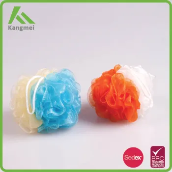 mesh pouf bath sponge