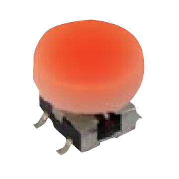 Illuminated Tact Switches with Waterproof IP67 Seal, SMT, Right Angle
