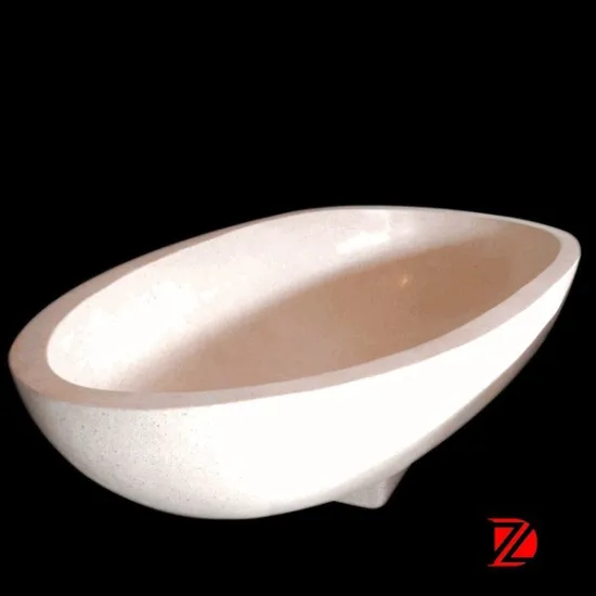 Natural stone oval bathtub for sale
