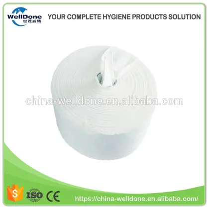 Absorbent sap airlaid sap paper roll