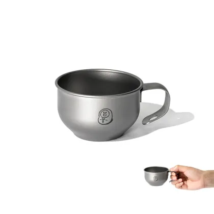 MOBI GARDEN & LINE FRIENDS Titanium Camping Coffee Cup