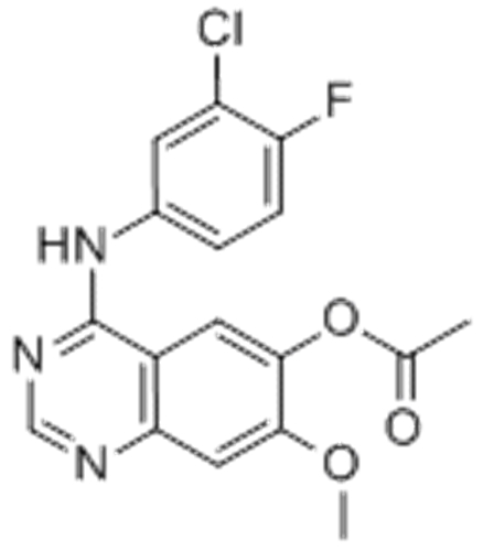 Name: 6-Quinazolinol,4-[(3-chloro-4-fluorophenyl)amino]-7-methoxy-, 6-acetate, hydrochloride (1:1) CAS 184475-70-5