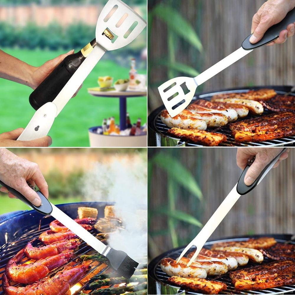 5 IN 1 Barbecue Multifunction Foldable BBQ Tool