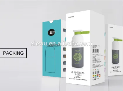 Cute design stainless steel vacuum flask thermos food flask hot/cold water bottle