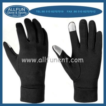 2015 fashion design warm fleece touch screen gloves