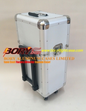 Double Bottle Travel Wine Carrier with Aluminium Trim Wine Case. 6 - Pack!