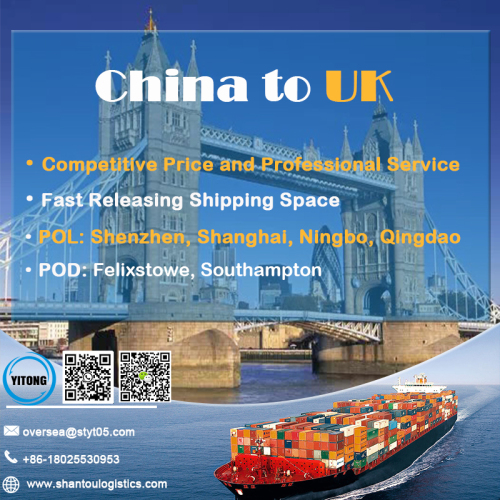 Niezawodny transport morski z Shenzhen do Wielkiej Brytanii