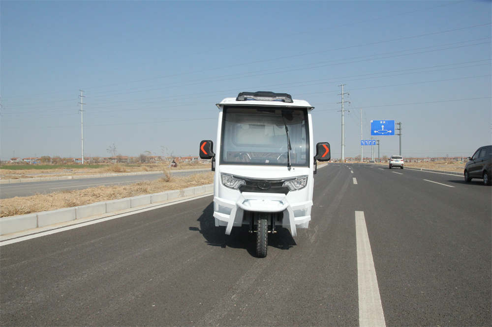 Sustainably charged Electric Tricycle With Door