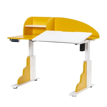 Single Motor Height Adjustable Children`s Study Desk