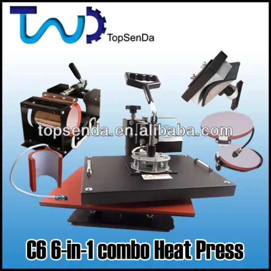 Hot selling 6 in 1 sublimation Heat Press Machine
