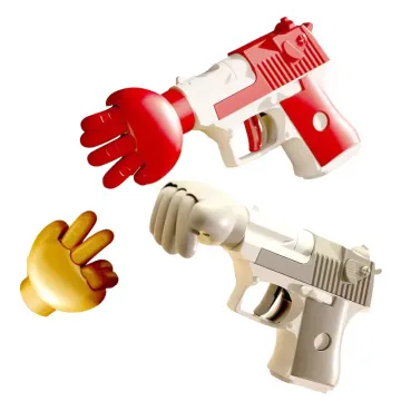 2024 Novelty Party Game Toy Set: Rock, Paper, Scissors & Beyond - Introducing the Fair Guessing Gun