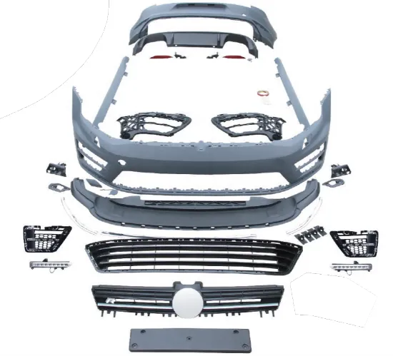 High Quality Car Bumper Set for VW Golf 7 R - Front and Rear Bumpers