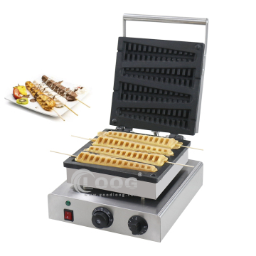 Electric Waffle Lolly Maker: Mesin makanan ringan komersial yang selesa dan pantas