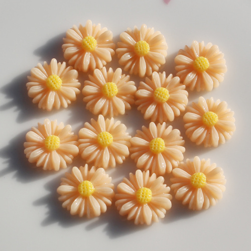 Snoep kleur acryl hars Daisy Flower charme kralen 13 MM