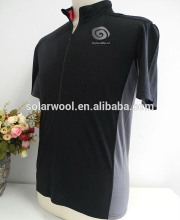 Men's Wool Knitted Short Sleeve Casual Cycling Jerseys