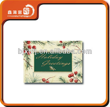 newest fashion printing paper video greeting card