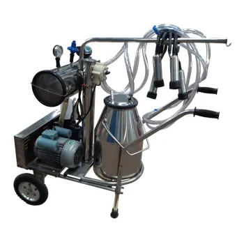 Portable Single Milk Vacuum Pump Cow Milking Machine Price