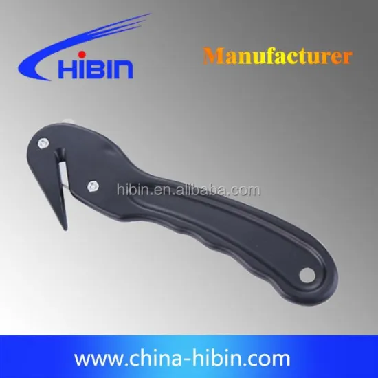 Professional Duckbill Knife for Rapid Cutting of Stretch Film, Landscape Plastic, and Weed Block Fabric