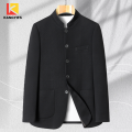 Elegant Stand-Up Collar Business Suit Jacket