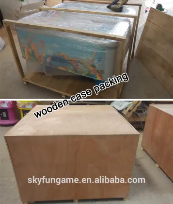 Coin operated arcade air hockey game two player air hockey