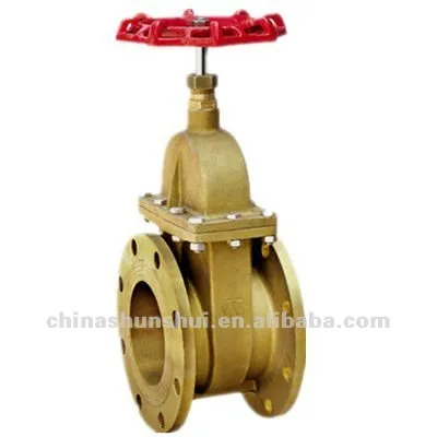 SS1040 Brass Flanged Gate Valve
