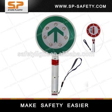 WL-A21-001 LED FLASHING HAND HOLD TRAFFIC PADDLE