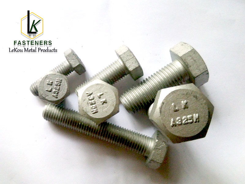 ASTM A325 Тяжелые болты ASTM A325 Heavy Bolts