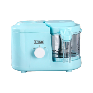 Mini 4-in-1 Baby Food Maker: Auto Cooking & Grinding Blender Steamer