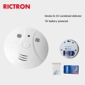 Rictron 13 years factory electrochemistry combined smoke and co detector