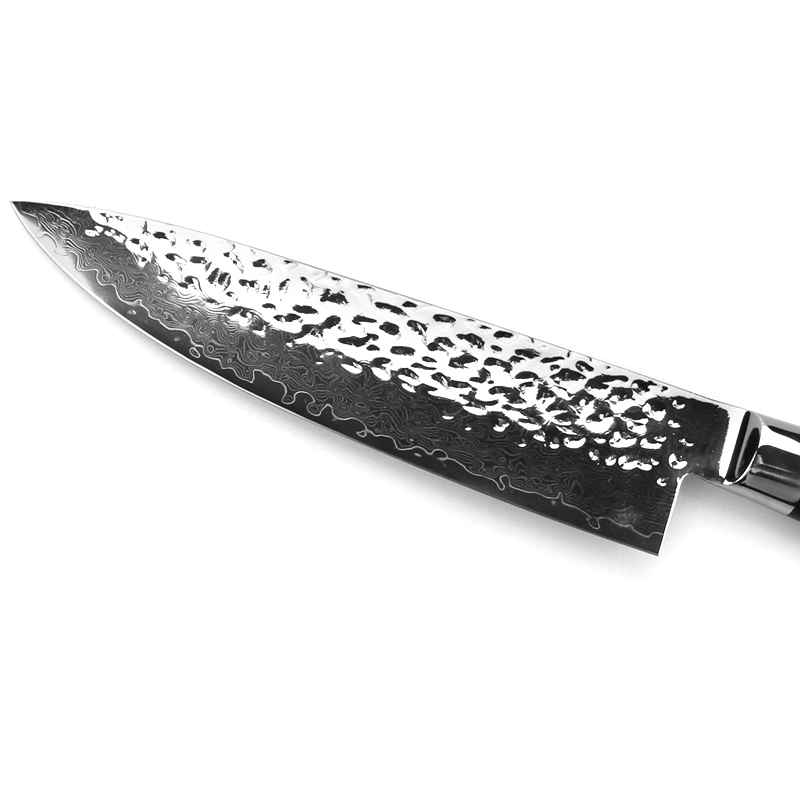 KEEMAKE Kitchen Knife Chef Knife 203MM Damascus 67 Layer Hammered