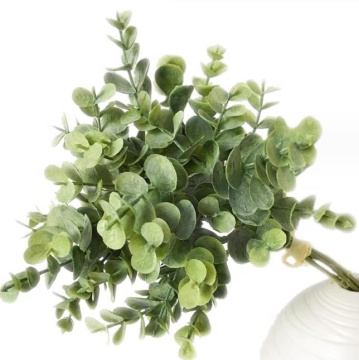Wholesale Green Artificial Plastic Eucalyptus Bundles