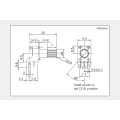 Drehpotentiometer der Serie Rk09k