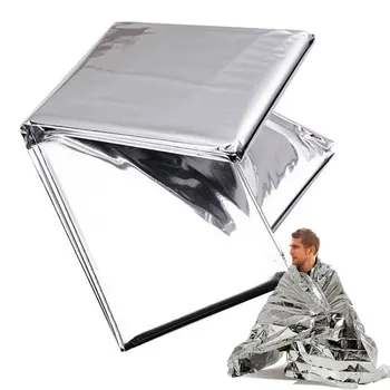 Custom Sized OEM Survival Insulation Blanket with MPET High Reflective Polyester Film Sheet, Individually Packaged