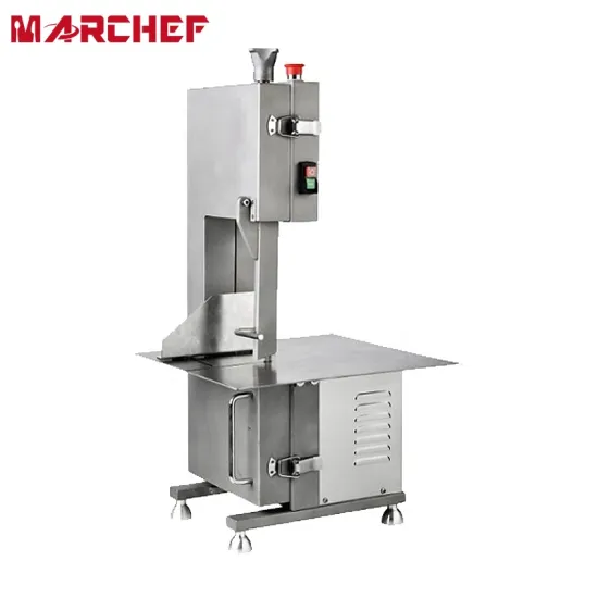 Free Standing Industrial Stainless Steel 1650 Blade Automatic Meat Cutter Bone Saw Machine