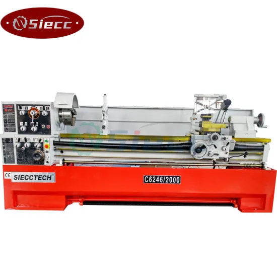 Chinese Horizontal Manual Lathe Machine 2000mm Centre Length Mechanical Metal Lathe