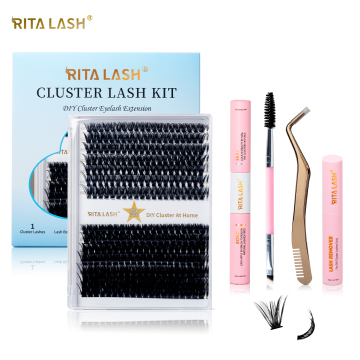 Kit di estensione per ciglia Litalash fai -da -te: cluster e accessori per ciglia da 280 pezzi
